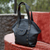 Leather tote handbag, 'Andean Style' - Handmade Peruvian Leather Shoulder Bag  (image 2) thumbail