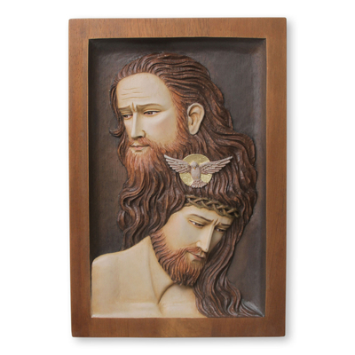 Relief panel, 'Holy Trinity' - Relief panel