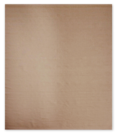Alfombra de lana, 'Beige moderno' (6,5x8) - Alfombra moderna tejida a mano en color beige (6,5x8,5)