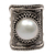 Cultured pearl cocktail ring, 'Glowing Heroine' - Wide Silver and Cultured Mabe Pearl Ring from Bali (image 2e) thumbail