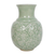 Celadon ceramic vase, 'Jade Landscape' - Celadon Ceramic Vase