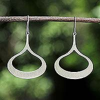 Sterling silver dangle earrings, 'Fascination'