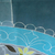 Batik cotton tablecloth, 'Azure Garden' - Batik Floral Cotton Tablecloth in Azure from India
