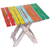 Mesa decorativa plegable de madera - Mesa plegable de madera multicolor hecha a mano de Indonesia