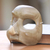 Wood mask, 'Storyteller' - Hand Carved Theatrical Mask (image 2b) thumbail