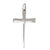 Sterling silver cross pendant, 'Holy Sacrifice' - Minimalist Sterling Silver Cross Pendant