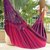 Cotton hammock, 'Icari Orchid' (double) - Fair Trade Cotton Double Hammock from Brazil