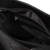 Leather shoulder bag, 'Flower Carrier in Black' - Floral Embossed Leather Shoulder Bag in Black from Mexico (image 2d) thumbail
