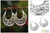 Sterling silver hoop earrings, 'Climbing Vines' - Fine Silver Hoop Earrings from Peru
