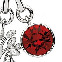 Swarovski crystal pendant - Sterling Silver and Swarovski Crystal Pendant