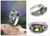 Peridot solitaire ring, 'Feminine Charm' - Sterling Silver and Peridot Ring (image 2) thumbail