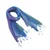 Cotton scarves, 'Summer Morning' (pair) - Handwoven Cotton Scarves in Cool Tones from Thailand (Pair)