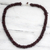 Garnet beaded necklace, 'Love's Fortunes' - Indian Artisan Crafted Beaded Garnet Necklace (image 2) thumbail