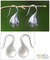 Sterling silver drop earrings, 'Moonlit Raindrops' - Sterling Silver Drop Earrings (image 2) thumbail