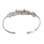 Cultured pearl cuff bracelet, 'Balls of Moonlight' - Cultured Pearl Sterling Silver Cuff Bracelet from Indonesia