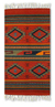 Zapotec wool rug, 'Red Rhombus' (2x3) - Handcrafted Geometric Mexican Rug (2x3) thumbail