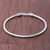 Sterling silver chain bracelet, 'Serpentine Path' - Sterling Silver Snake Chain Bracelet from Thailand (image 2) thumbail