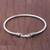 Sterling silver chain bracelet, 'Serpentine Path' - Sterling Silver Snake Chain Bracelet from Thailand (image 2d) thumbail