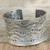 Sterling silver cuff bracelet, 'Forest Ferns' - Thai Sterling Silver Cuff Bracelet