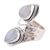 Rainbow moonstone wrap ring, 'Eternal Wonder' - Rainbow Moonstone and Sterling Silver Wrap Ring from India