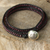 Garnet wrap bracelet, 'Love's Passion' - Garnet wrap bracelet
