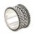 Men's sterling silver ring, 'Woven Wonder' - Men's Unique Sterling Silver Band Ring