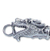 Sterling silver braided bracelet, 'Guardian Dragon' - Sterling silver braided bracelet