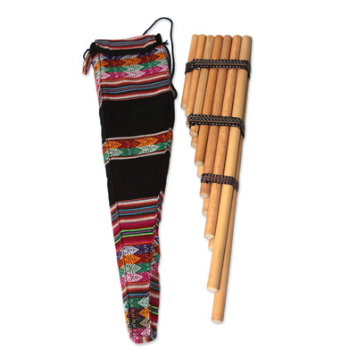 Flauta de pan de caña zampona, 'wari melody' - flauta de pan de caña zampona