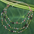 Cultured pearls and peridot beaded necklace, 'Sweet Tropical' - Pearls And Multi Gemstone Beaded Necklace