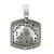 Sterling silver pendant, 'Jungle Elephant' - Handcrafted Sterling Silver Pendant from India