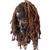 African wood and jute mask, 'Spirit of Darkness' - Liberian Wood Mask (image 2b) thumbail
