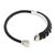 Sterling silver and leather braided bracelet, 'Black Serpent' (6 inch) - Sterling Silver and Leather Braided Bracelet (6 inch)