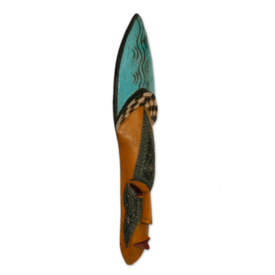 Máscara africana de madera Hausa - Máscara africana de madera Hausa