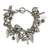 Silver charm bracelet, 'Gifts of Nature' - Handcrafted Women's Silver Charm Bracelet
