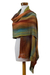 Rayon chenille shawl, 'Nature's Ethereal Inspiration' - Guatemalan Rayon Chenille Shawl