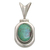 Sterling silver pendant, 'Turquoise Intrigue' - Sterling Silver Pendant with Reconstituted Turquoise