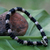 Men's leather bracelet, 'Thai Knots' - Men's Fair Trade Leather Bracelet
