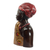 Wood sculpture, 'Profile of a Queen' - Carved Sese Wood Sculpture of an African Woman from Ghana (image 2d) thumbail