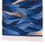 Wool area rug, 'Waves in Motion' (2x3) - Hand Woven Blue Rectangular Wool Area Rug (2x3)