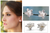 Cultured pearl button earrings, 'White Jasmine' - Pearl Bridal Jewelry Sterling Silver Earrings (image 2) thumbail