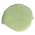 Plato de cerámica - Plato de hoja de cerámica hecho a mano con esmalte verde claro