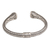 Amethyst cuff bracelet, 'Bali Charm' - Sterling Silver and Amethyst Cuff Bracelet from Indonesia (image 2e) thumbail