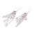 Kronleuchter-Ohrringe aus Zuchtperlen - Wasserfall-Ohrringe mit Zuchtperlen aus Sterlingsilber