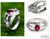 Men's garnet ring, 'Gift of Peace' - Men's Indonesian Sterling Silver and Garnet Ring (image 2) thumbail