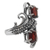 Garnet cocktail ring, 'Magical Union in Red' - Hand Made Garnet Cocktail Ring from Indonesia (image 2d) thumbail