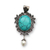 Magnesite and cultured pearl pendant, 'Victory' - Magnesite and Cultured Pearl Pendant