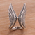 Sterling silver cocktail ring, 'Winged Glory' - Handcrafted Sterling Silver Feathered Wings Ring (image 2) thumbail