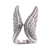Sterling silver cocktail ring, 'Winged Glory' - Handcrafted Sterling Silver Feathered Wings Ring thumbail