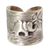 Sterling silver wrap ring, 'Thai Forest Elephant' - Fair Trade Elephant Theme Sterling Silver Wrap Ring thumbail
