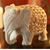 Soapstone sculpture, 'Mother Elephant' - Natural Soapstone Elephant Sculpture Carved by Hand